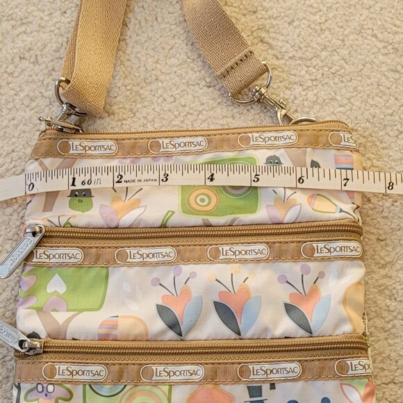 Lesportsac mulit-pocket shoulder bag with removable strap - Picture 6 of 6